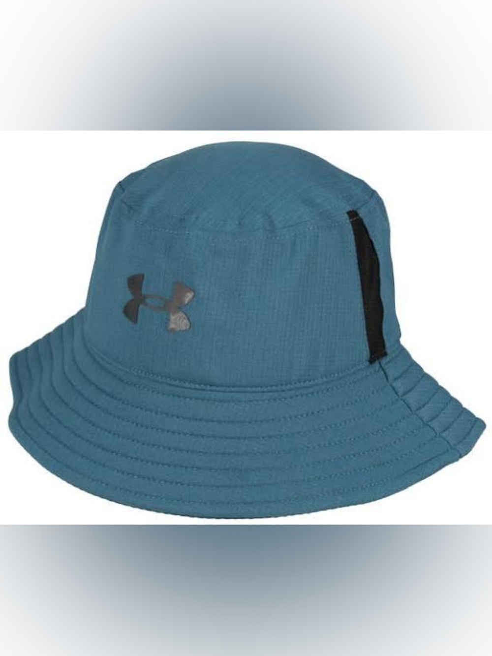 Men’s Under Armour Vent Bucket Hat - Static Blue Teal with drawstring